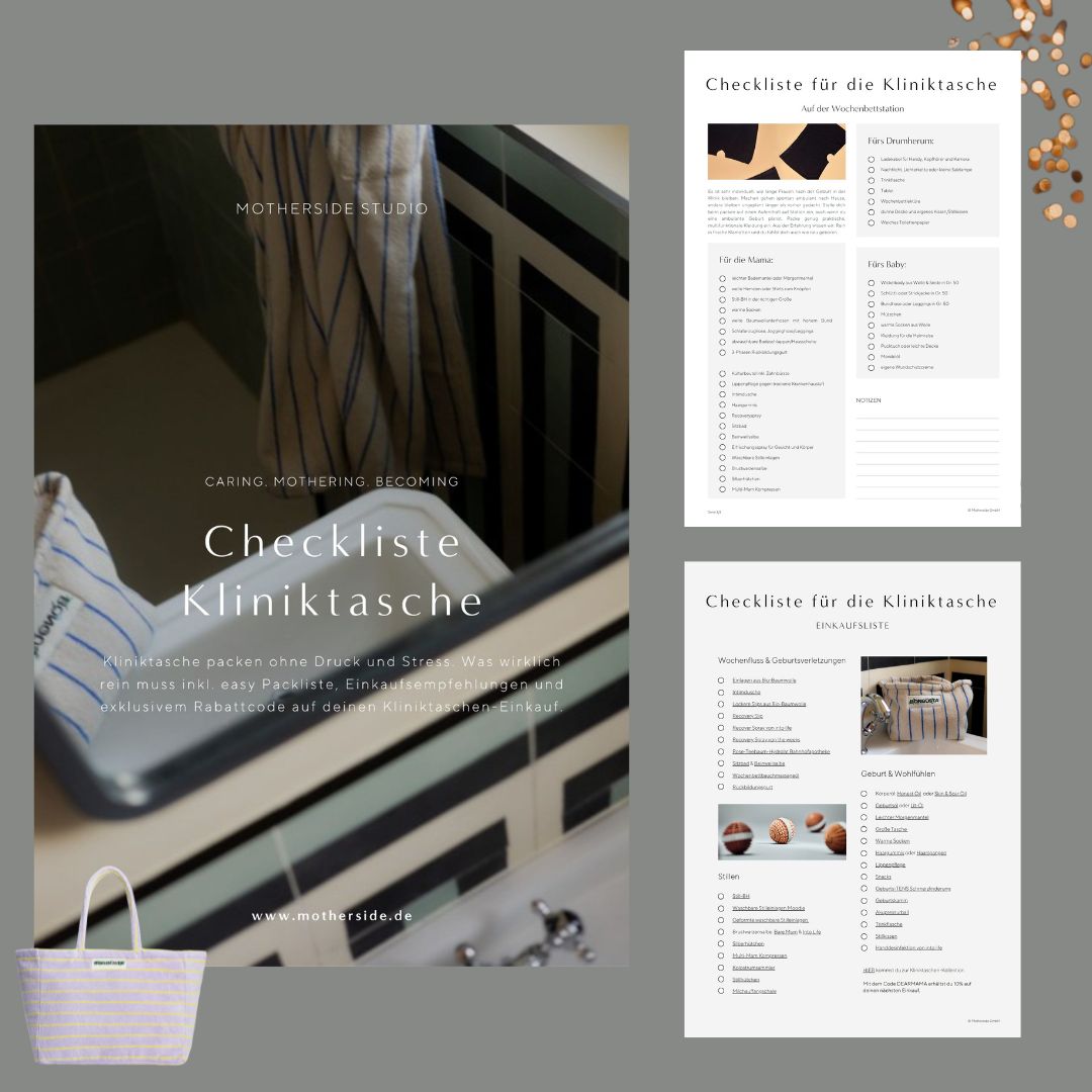 Checkliste Kliniktasche – Kostenloser Download mit Packliste & Einkaufsempfehlungen