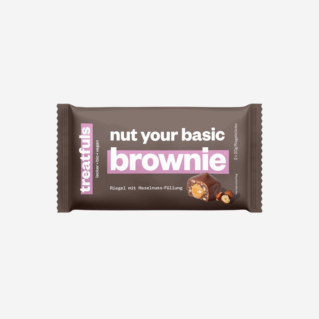 Brownie-Haselnuss Riegel